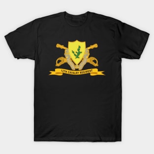 12th Cavalry Regiment w Br - Ribbon T-Shirt